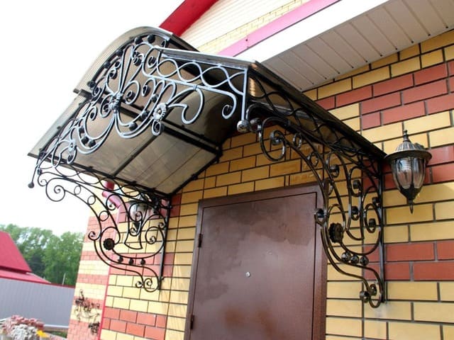 кованые и сварные козырьки Фрязино